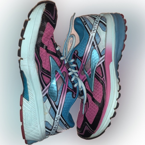 Brooks Ravenna 7 Magenta Blue Colorful Road Running Trainer Sneakers Women’s 6 - Picture 4 of 13